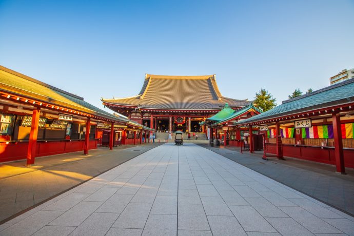 画像：朝の浅草寺