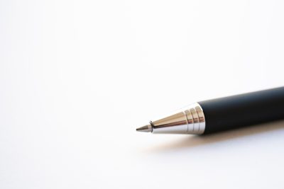 ボールペンのペン先の写真