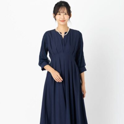 画像：Xラインのお呼ばれドレス見本