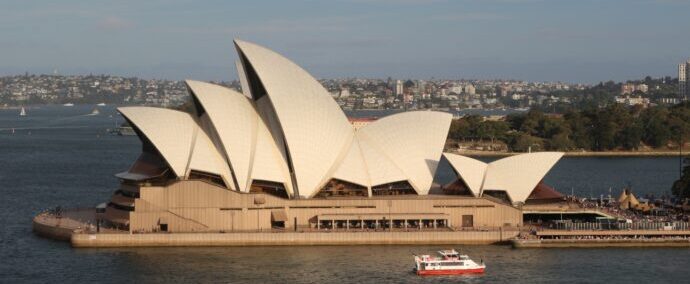 画像：シドニーのオペラハウス