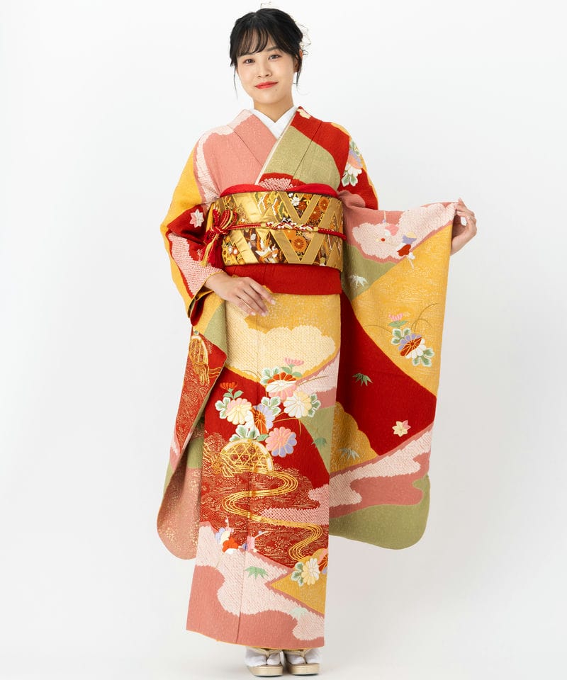 画像：上品な振袖の見本