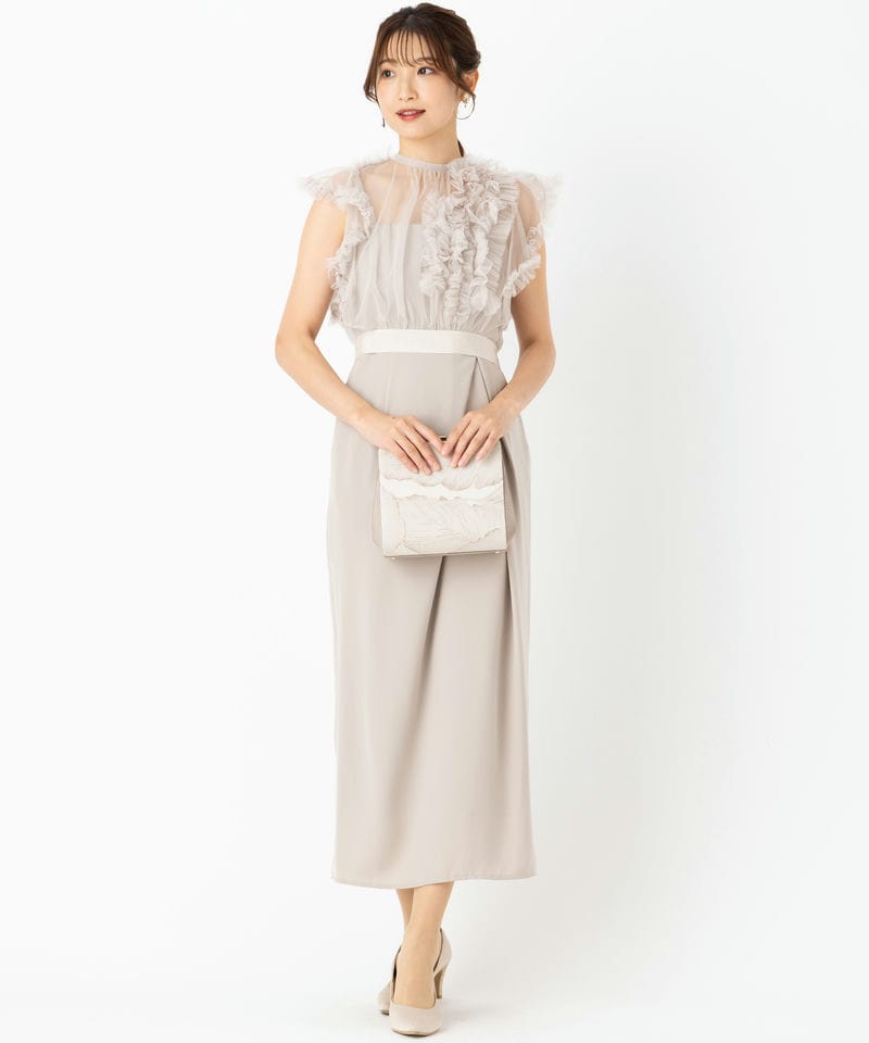 画像：ノースリーブドレスの見本