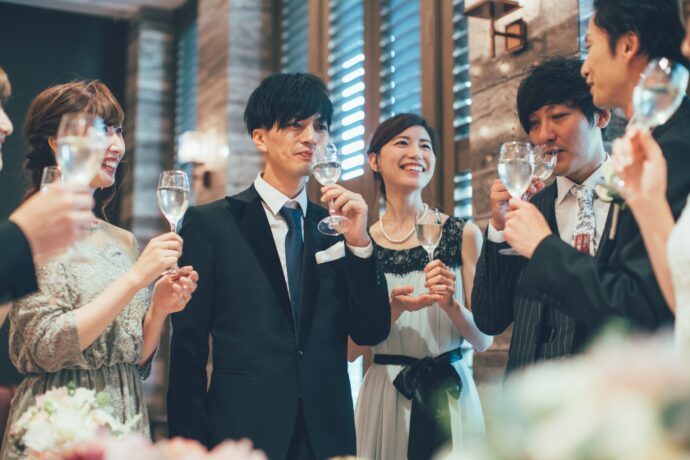 画像:談笑を楽しむゲスト