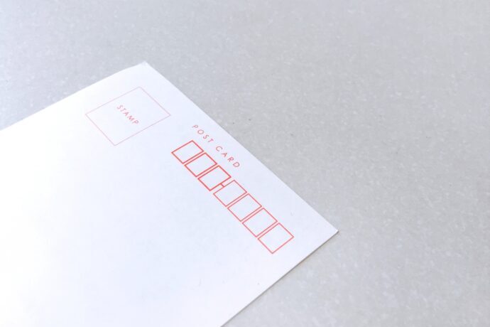 画像:一般的なはがき