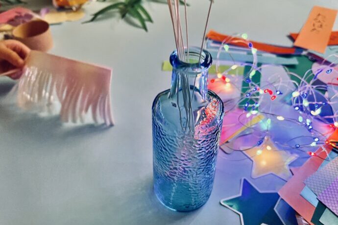 画像：七夕飾り