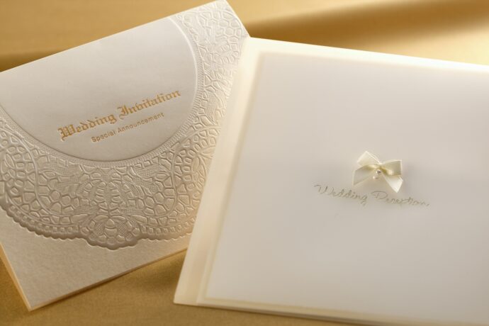 画像：クラシックなデザインの手紙