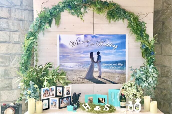 画像：オーシャンをイメージしたウェルカムスペース